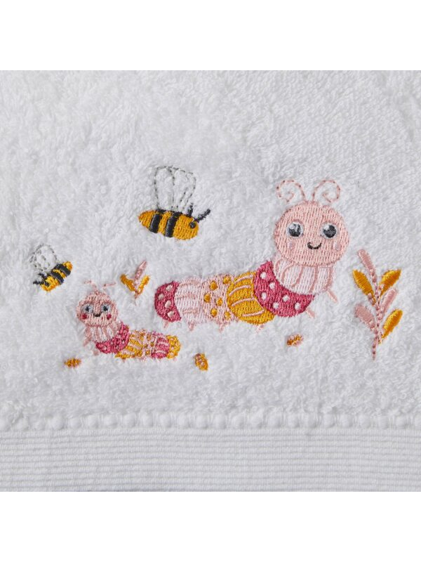 Jiggle & Giggle Pink Little Critters Bath Towel & Face Washer in Organza Bag