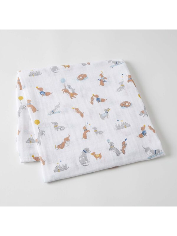 Jiggle & Giggle Puppy Play Muslin Wrap