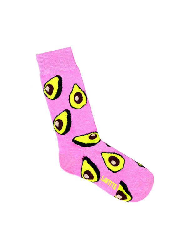 Lafitte Avocado Socks Pink