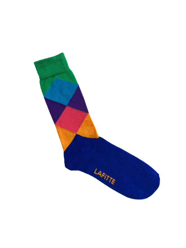 Lafitte Diamond Socks Multi-Colour