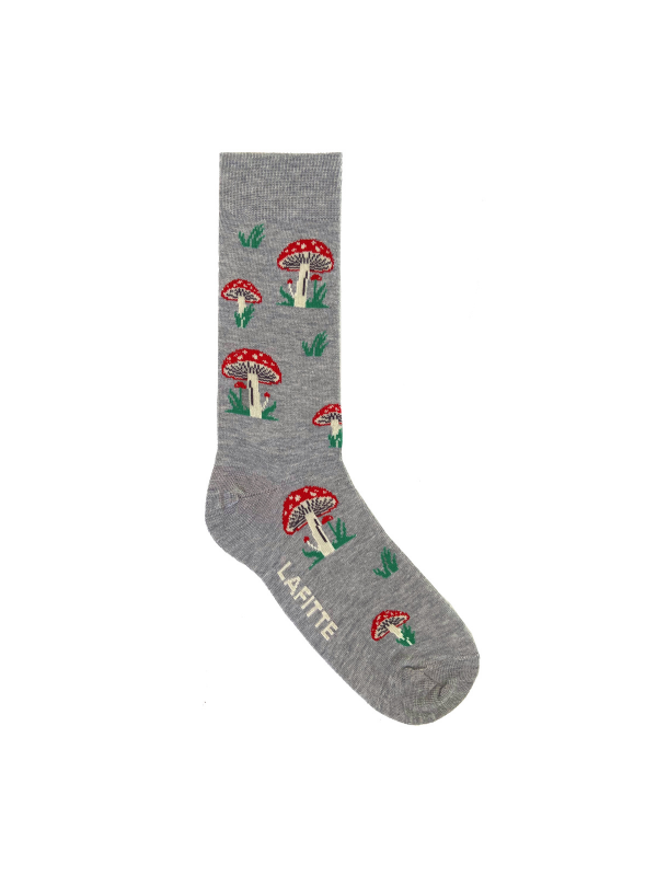 Lafitte Mushroom Socks Grey