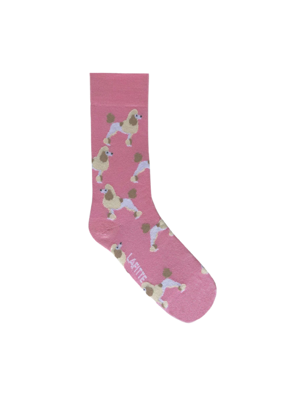 Lafitte Poodle Socks Blush Pink