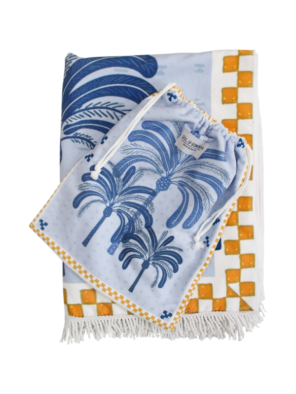 LaVida XL Beach Towel Palm Breeze