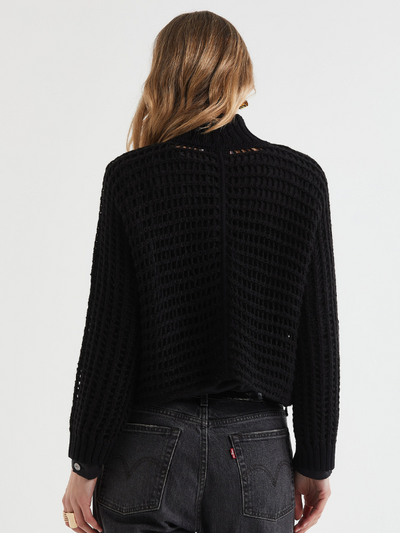 LD+CO Lofty Lace Jumper Black Back