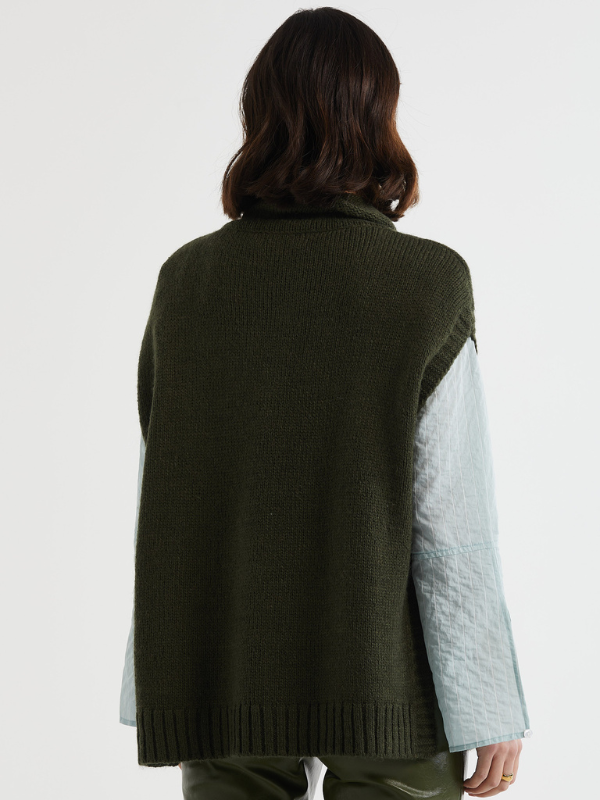 LD+CO Lofty Tunic Olive Back