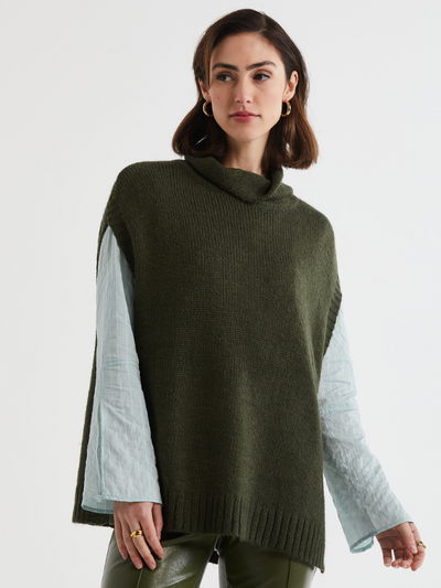 LD+CO Lofty Tunic Olive Front