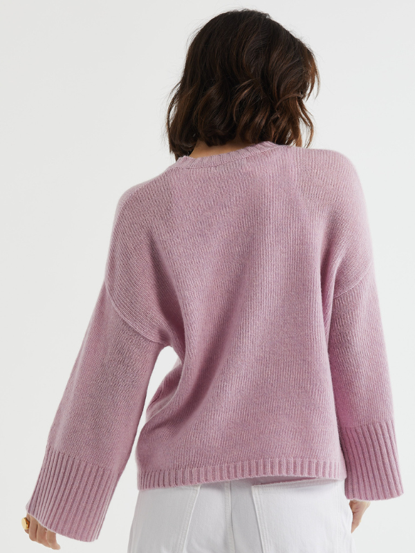 LD+CO Wide Sleeve Crew Iris Back