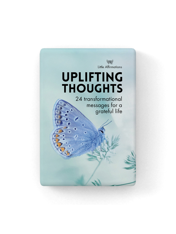 Little Affirmations Affirmation Cards & Stand Uplifting Thoughts