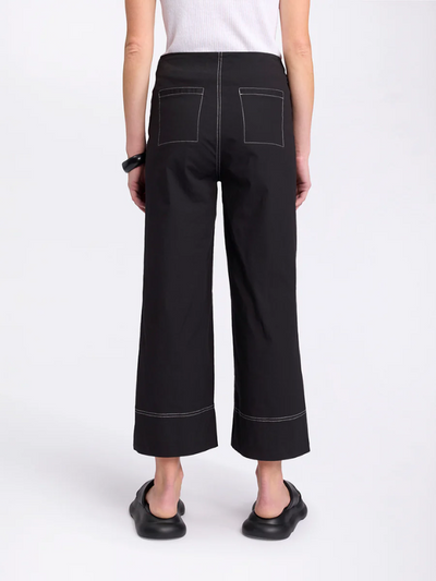 Marco Polo 3/4 Wide Leg Pant Black Back