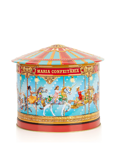 Maria Confeitaria Carousel Music Box Tin with Bonbons 250g (front)