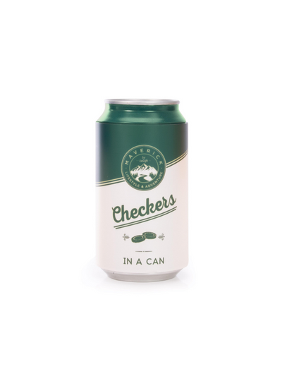 Maverick Classic Beer Can Game Checkers