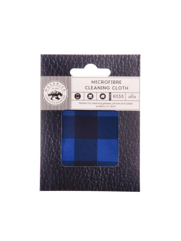 Maverick Microfibre Cleaning Cloth Blue