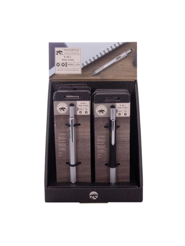Maverick 6 in 1 Pen Tool Black