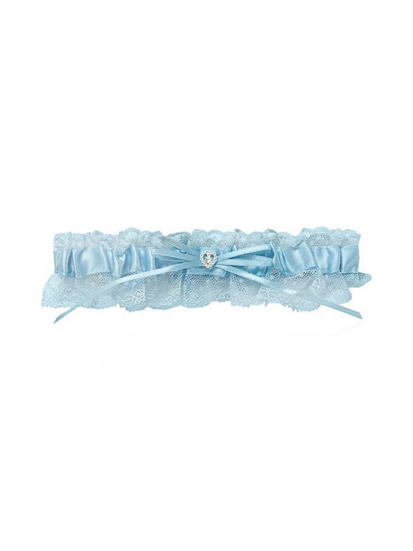 me collections Satin Garter Blue