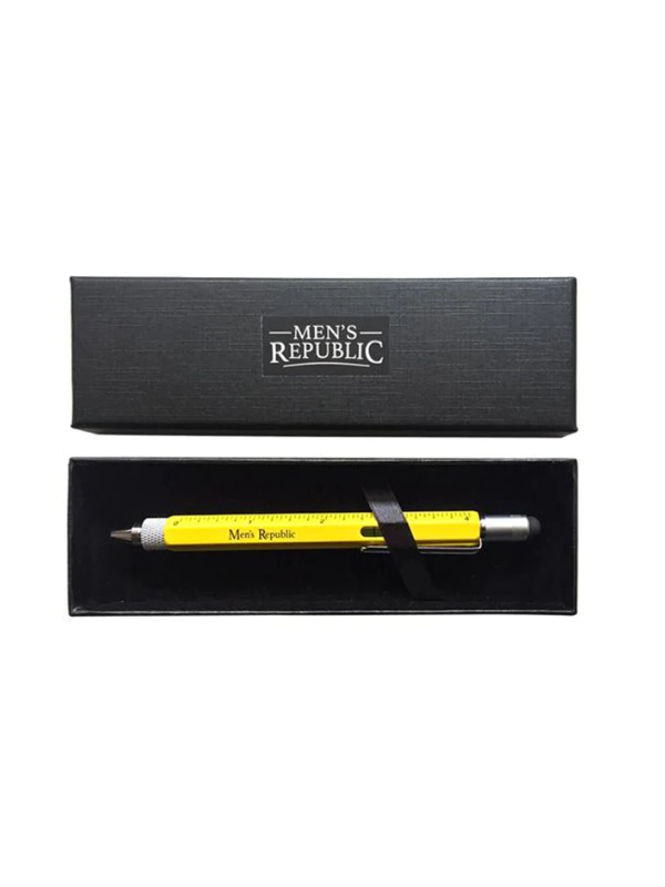 Men's Republic Stylus Pen Pocket Multi Tool Yellow