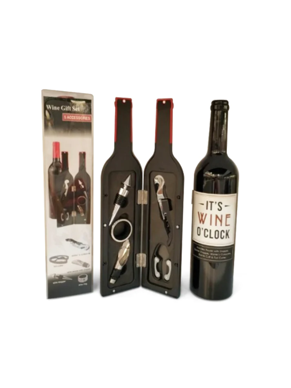 Men's Republic Wine Tool Gift Set 5pc in Bottle