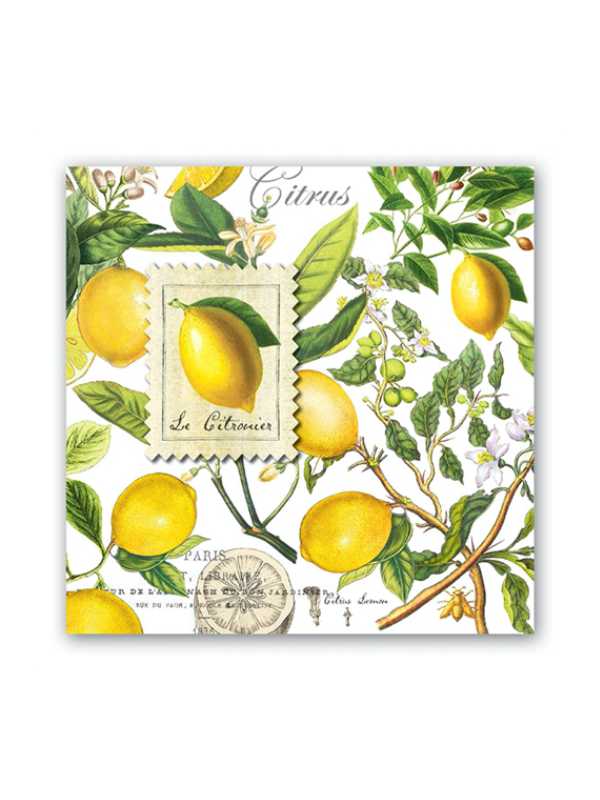 Michel Design Works Lemon Basil Luncheon Napkins