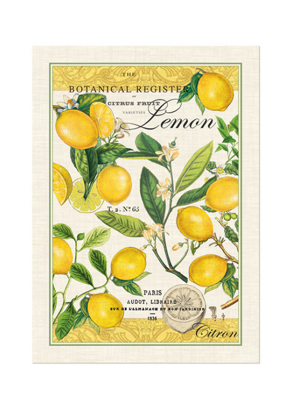 Michel Design Works Lemon Basil Tea Towel