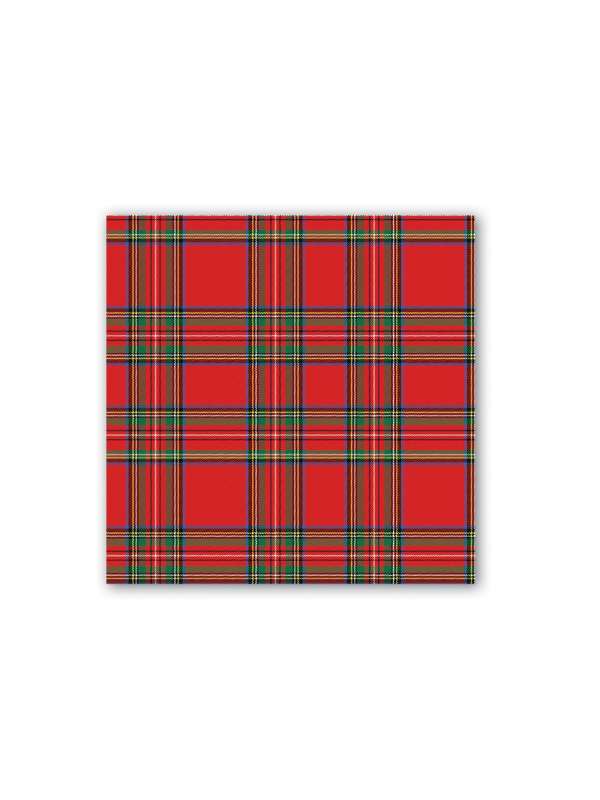 Michel Design Works Tartan Cocktail Napkins