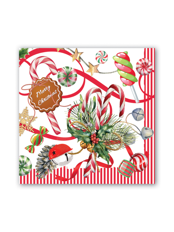 Michel Design Works Peppermint Luncheon Napkins