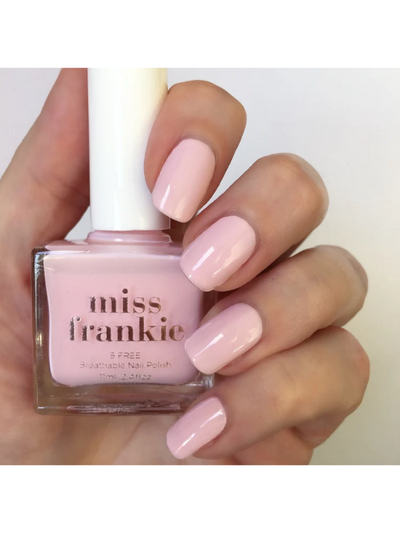 Miss Frankie Yes Way Rosé Nail Polish (model)