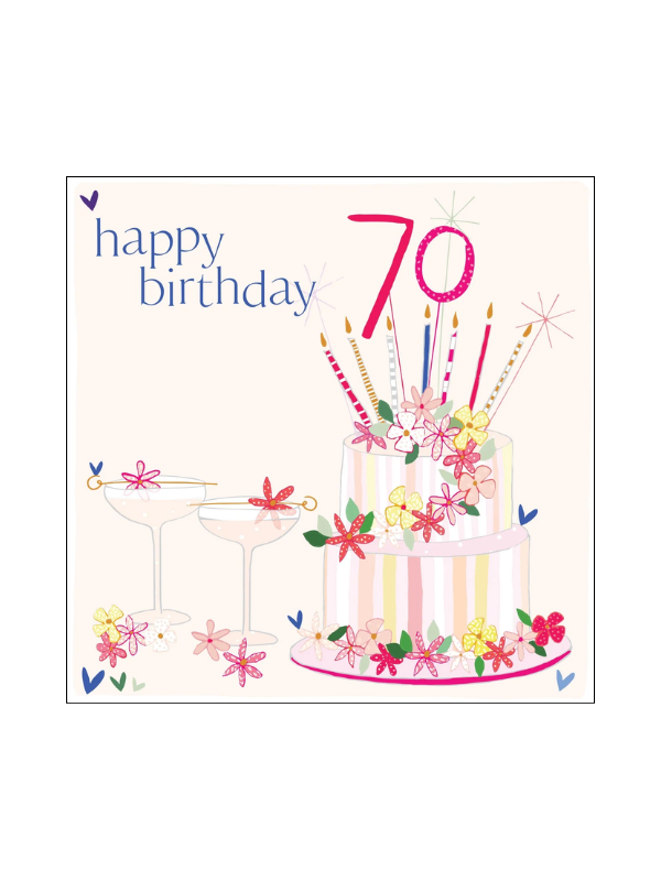 Molly Mae Happy Birthday 70 Card