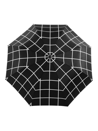 Original Duckhead Compact Umbrella Black Grid