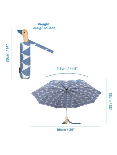 Original Duckhead Compact Umbrella Denim Moon