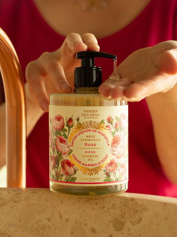 Panier des Sens Rose Marseille Liquid Soap 500ml