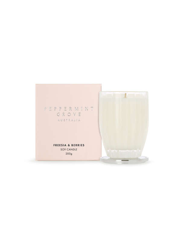 Peppermint Grove Freesia & Berries Soy Candle 200g