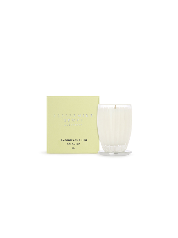 Peppermint Grove Lemongrass & Lime Soy Candle 60g