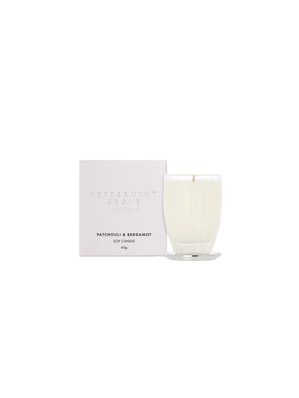 Peppermint Grove Patchouli & Bergamot Candle 60g