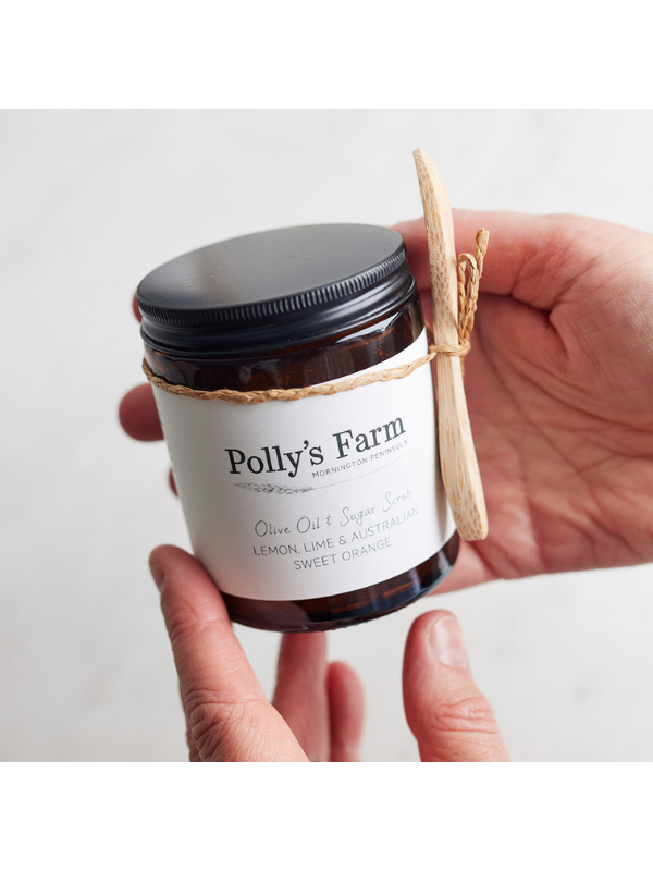 Polly's Farm Lemon, Lime & Australian Sweet Orange Hand & Body Scrub 350g