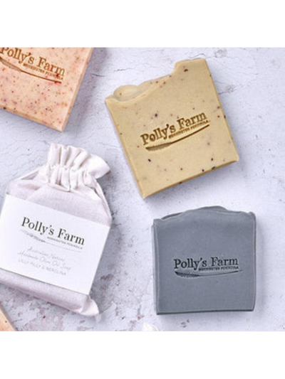 Polly's Farm Lemon Myrtle & Wattleseed Soap 110g