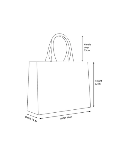 Queen of Hearts Pink Flamingo Book Tote