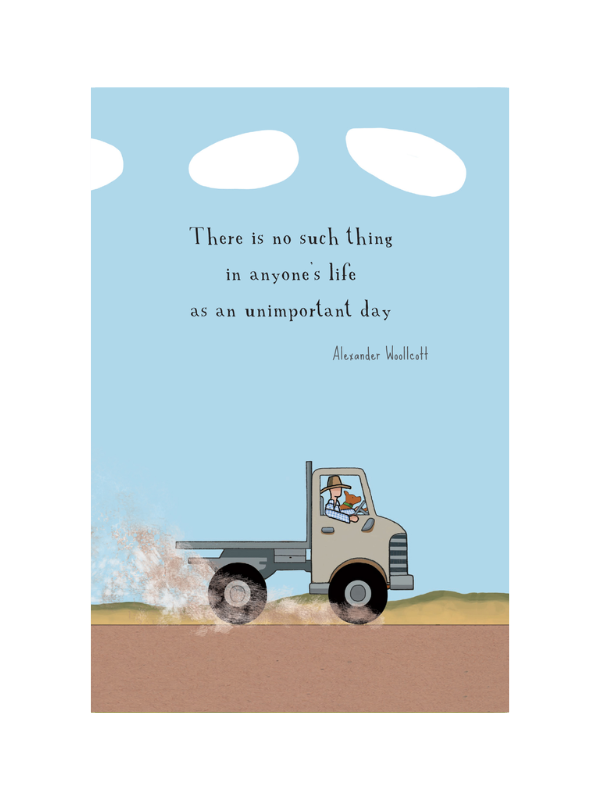 Red Tractor Designs A Very Important Day Card