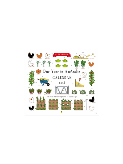 Red Tractor Designs Our Year in Australia 2026 Calendar