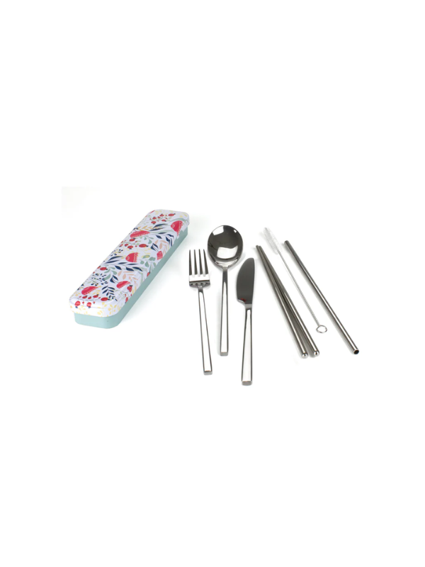 Retro Kitchen Carry Your Cutlery Botanical Berries