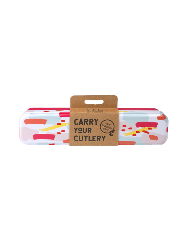 Retro Kitchen Carry Your Cutlery Colour Splash