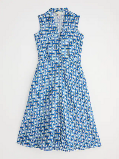 Seasalt Cornwall Carved Wood Dress Deck Weave Cargo Flat Lay