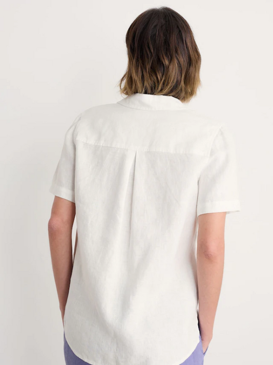 Seasalt Cornwall Drydock Shirt Chalk Back