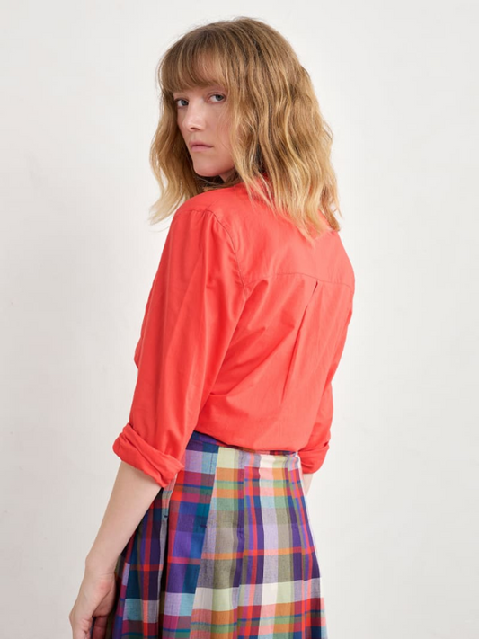 Seasalt Cornwall Gwynn Shirt Sunstone Back