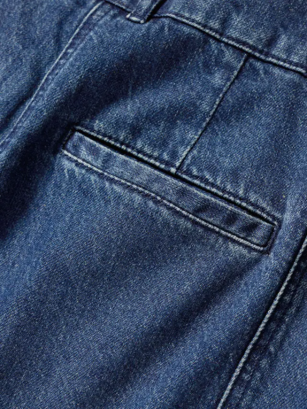 Seasalt Cornwall Lowarth Shorts Mid Wash Swatch