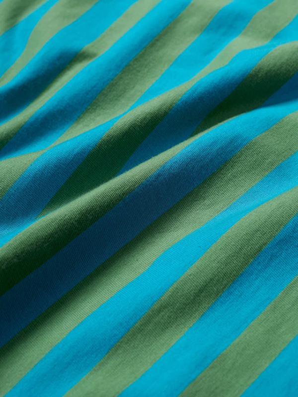 Seasalt Cornwall Sailor T-Shirt Scallion Hedgerow Swatch