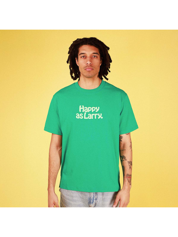 Skwosh Happy As Larry T-Shirt Green Front
