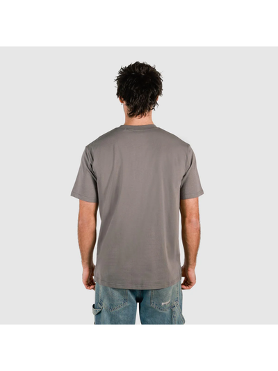 Skwosh Yeah Nah T-Shirt Charcoal Back
