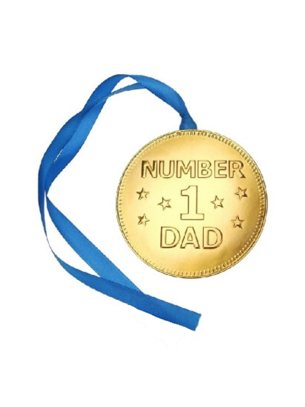 Steenland Number 1 Dad Giant Chocolate Medallion