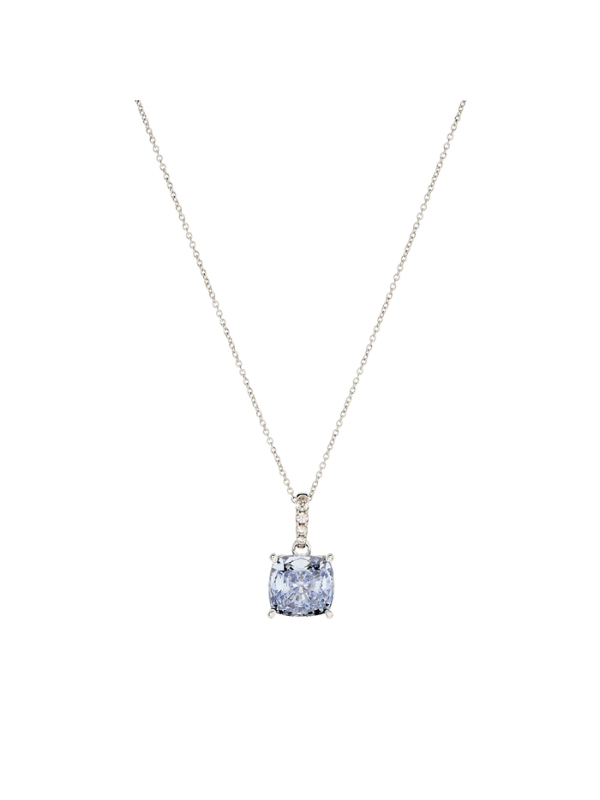 Sybella Jewellery Ariella Blue & Clear CZ Silver Pendant