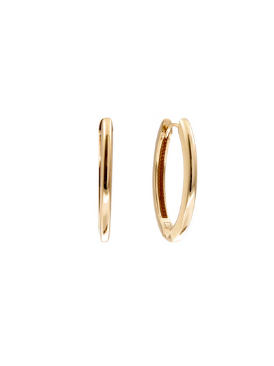 Sybella Jewellery Claire Large Round Gold Hoop Earrings