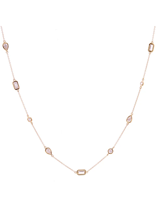 Sybella Jewellery Electra Short Necklace Gold